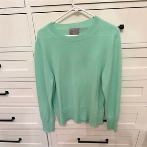 J Crew Mint Green Cashmere Sweater